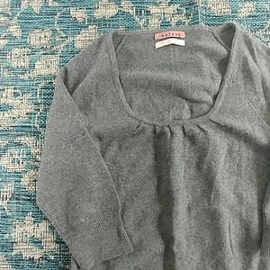 100% Cashmere Sweater Grey Tunic S